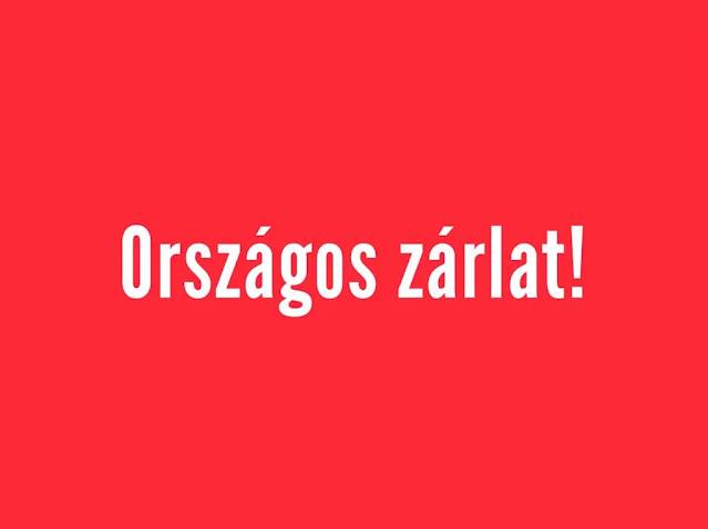 Jön az Országos zárlat! Íme a pontos dátumok listája: