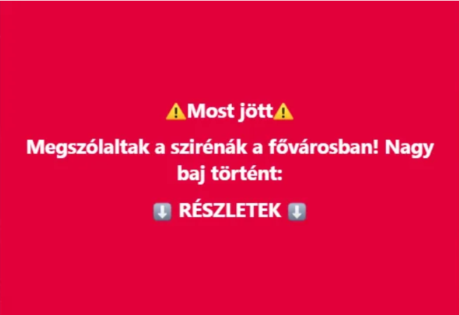Most jött! Megszólaltak a szirénák a fővárosban, nagy baj történt: